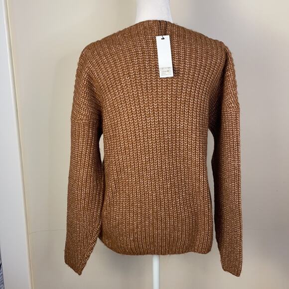 Steve Madden bb Dakota Knits A Look Brown Sweater Size S New with Tags - Picture 2 of 4